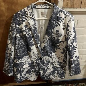 Loft woman’s blazer size 14 floral